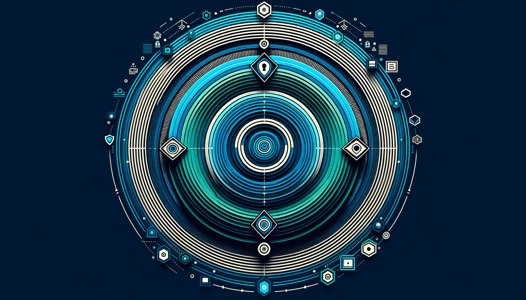 Three concentric security layers: endpoint, managed, and extended detection