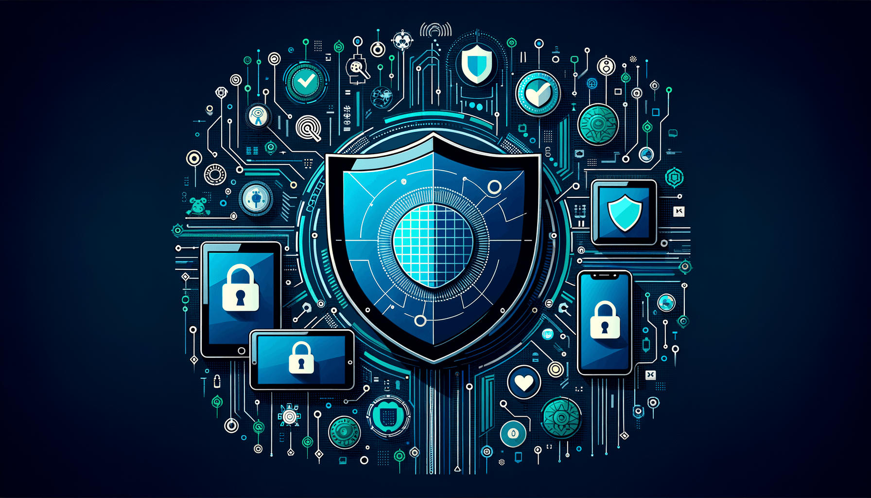 Digital shield protecting kids devices with parental controls and content filters