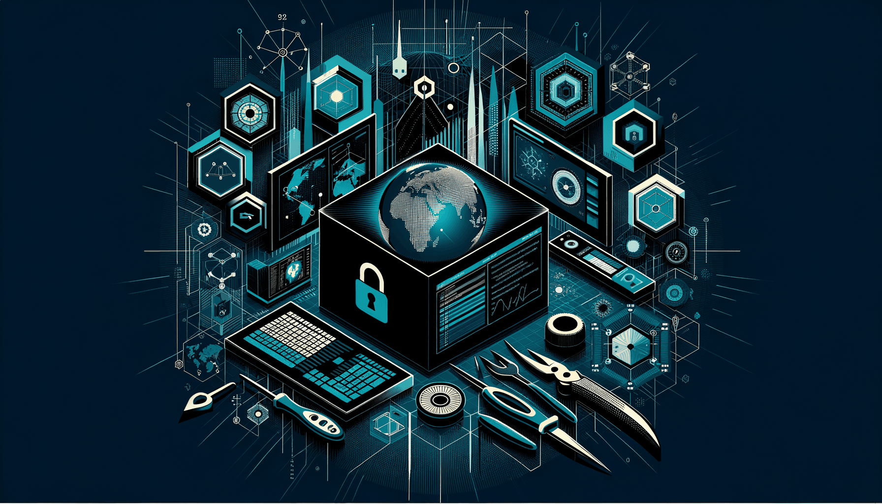 Penetration testing toolkit with vulnerability scanning and network mapping