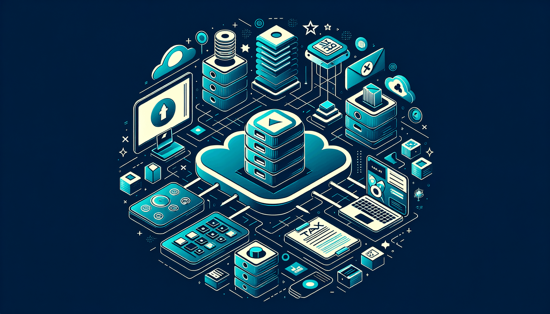 Secure backup system with cloud vault, local drive, and offsite redundancy