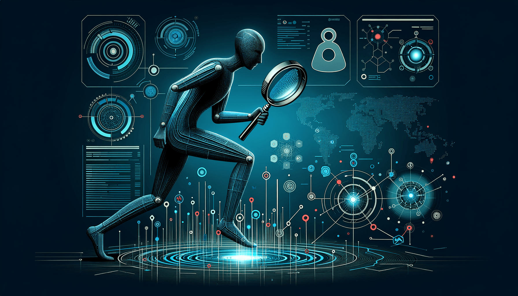 Proactive threat hunter using radar scanning interface to find hidden threats
