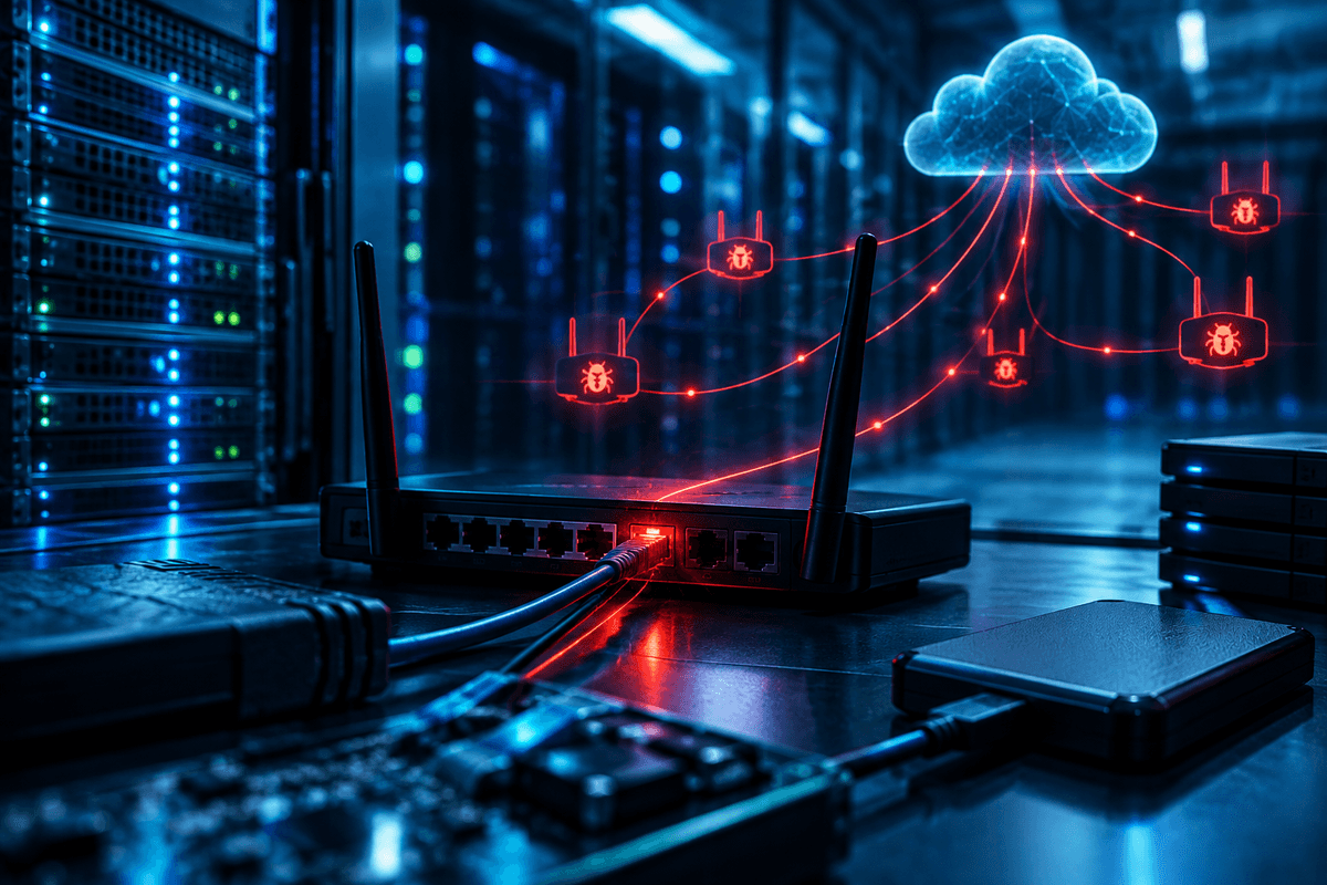 Evooo1Bot Malware Hijacks Routers as Traffic Relays - evooo1bot linux botnet router attack update 2026