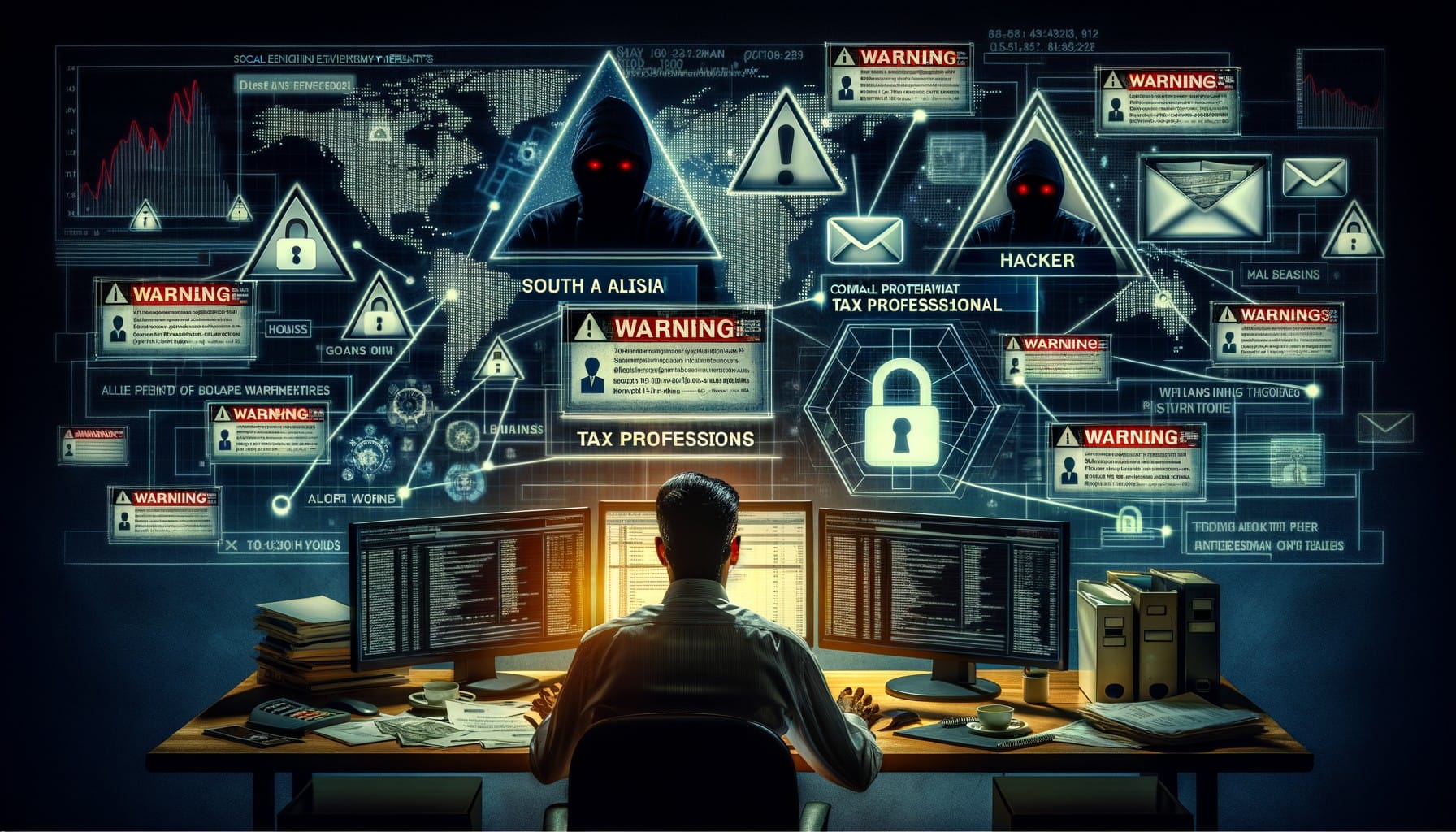 Social engineering attacks targeting tax professionals - defense strategies and cybersecurity monitoring