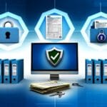 Written information security plan comprehensive documentation showing security protocols, checklists, and compliance requirements for tax professionals